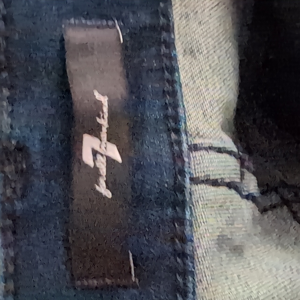 7 For All Mankind Dojo in Blue Black Jeans... Size 32 - Picture 15 of 15